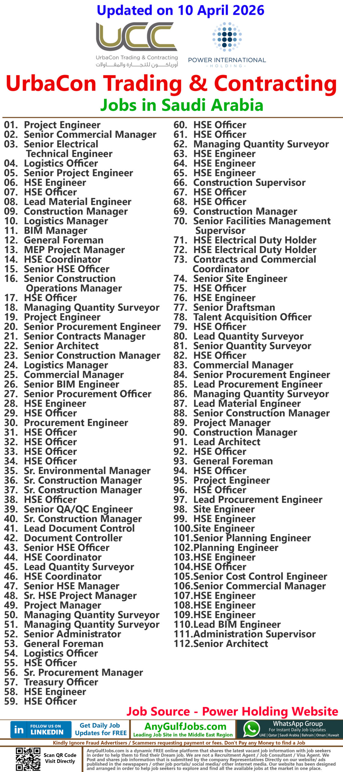 UCC | UrbaCon Trading & Contracting Jobs | Careers - Saudi Arabia 3 UCC | UrbaCon Trading & Contracting Jobs | Careers - Saudi Arabia